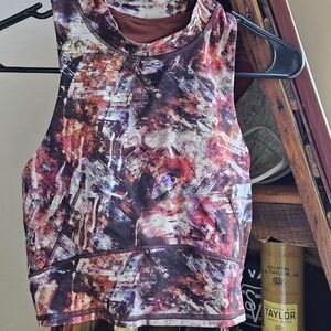 Lululemon Athletica Multicolor Abstract Tank Top